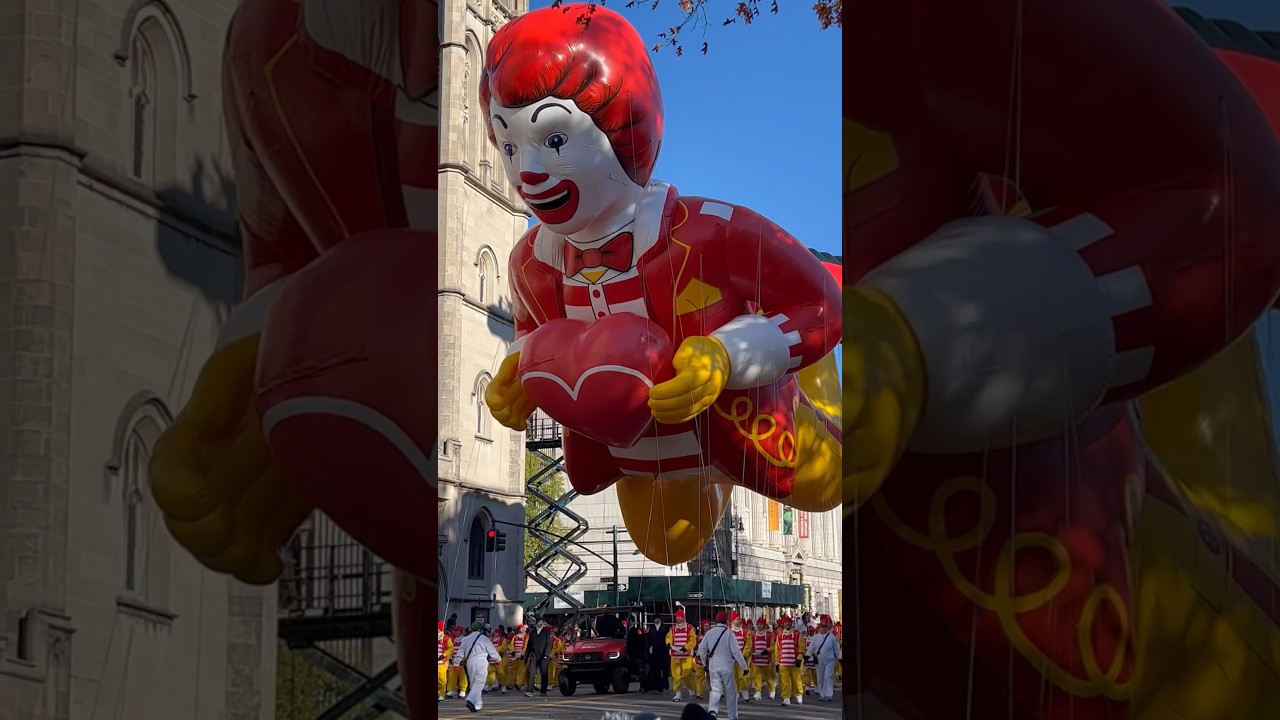 Best Balloons in Macy's Thanksgiving Day Parade 2023 Ronald McDonald If You Like Clowns #macys 🤡