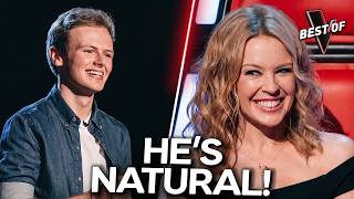 Kylie's Face When He Hit That High Note Says EVERYTHING | The Voice