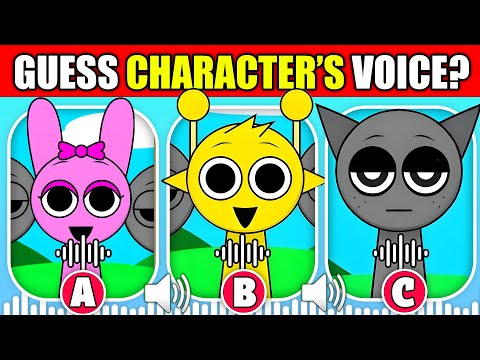 🔊 Guess The Incredibox Sprunki Characters by their VOICE!? | Simon, Pinki, Fun Bot, Garnold