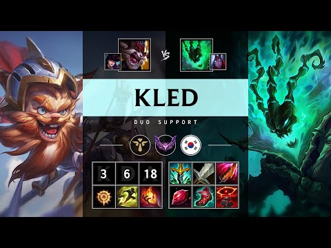Kled Support vs Thresh - KR Master Patch 25.15