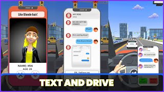 Text and Drive Gameplay | 50+ Levels 😍 | Hypercasual Game