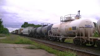 Railfanning CN & VIA in Ingersoll, Ontario. July 24, 2017