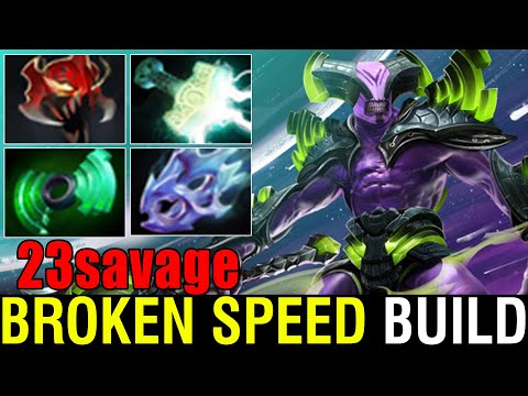 23savage [Faceless Void] Max Attack Speed Build That is Overpower Dota 2 Crazy 20Kills Gameplay