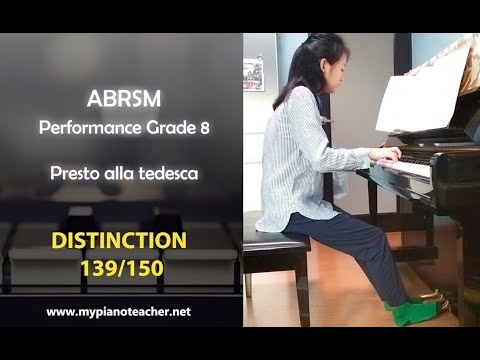Presto alla Tedesca | Beethoven | Grade 8 2019-2020 B:2 ABRSM Distinction [139]