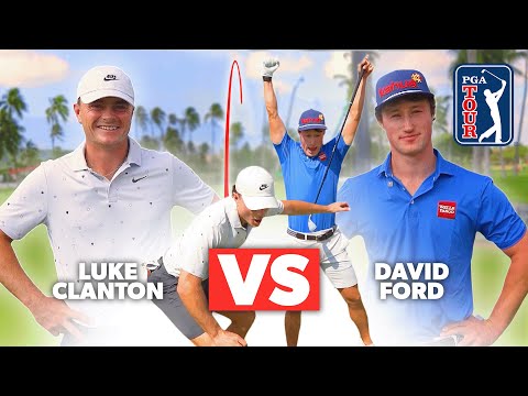 Hit The Number Challenge with PGA TOUR rising stars