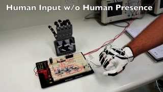 Robot Hand driven by Sensor Glove