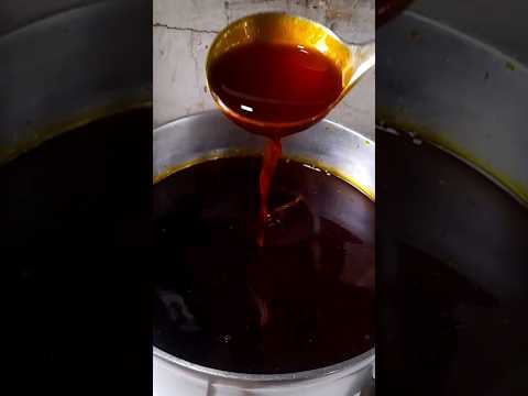 How palm oil is extracted by hand. #farmlife #recipes