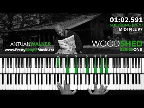 ADVANCED Piano WoodSHED (feat. Antuan Walker)