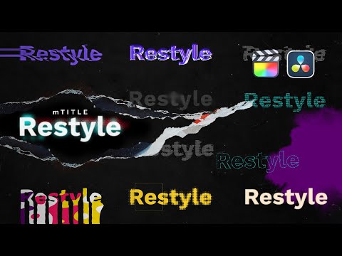 mTitle Restyle DVR — Impactful Typography for DaVinci Resolve