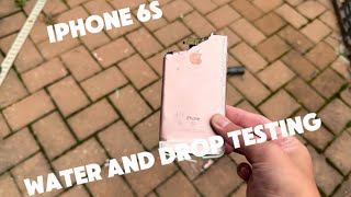 iPhone 6s drop and water test