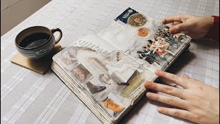 art journal with me + quick journal tour ♡
