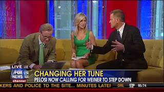 Ainsley Earhardt WOW cleavage & legs  6/12/2011