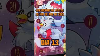 DIA 13 - Abrindo as surpresas do CALENDÁRIO DE FIM DE ANO DE 2025 de POKÉMON TCG!