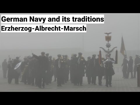 Ausmarsch Ehrenformation Einsatzflottille 2 mit "Erzherzog-Albrecht-Marsch" Kommandoübergabe