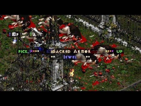 TEMPLAR'S OR TYRAEL'S MIGHT? IDing + Slamming My First Unique Sacred Armor - Project Diablo 2 (PD2)