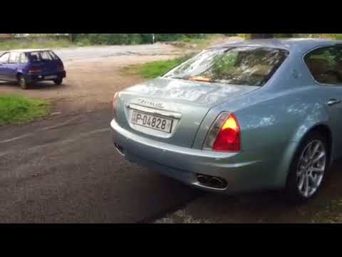 Maserati Quattroporte stock exhaust sound