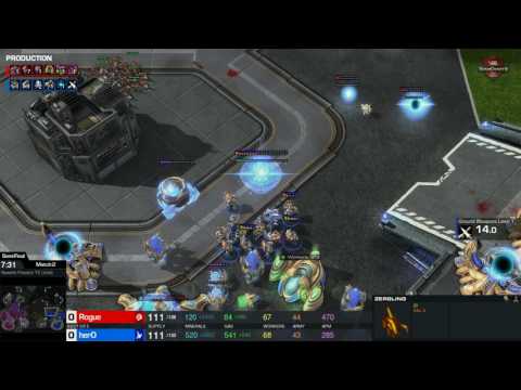 VSL SC2 - herO vs Rogue - 2017 Season1 - Ro4 Match2 1Set
