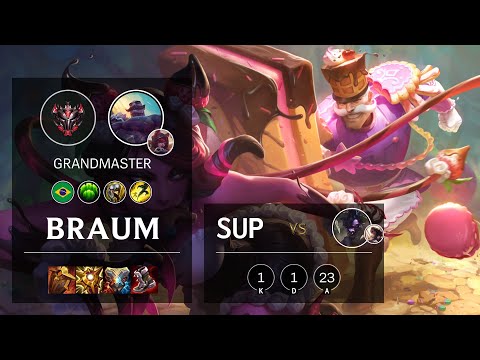 Braum Support vs Alistar - BR Grandmaster Patch 11.2