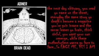 Adiner - Brain Dead (LYRICS)