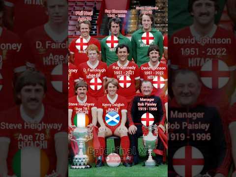 Liverpool 1980/81 Squad 🏆🏆🏆 | Triple Trophy Winning Team | Ages Now & Nationalities