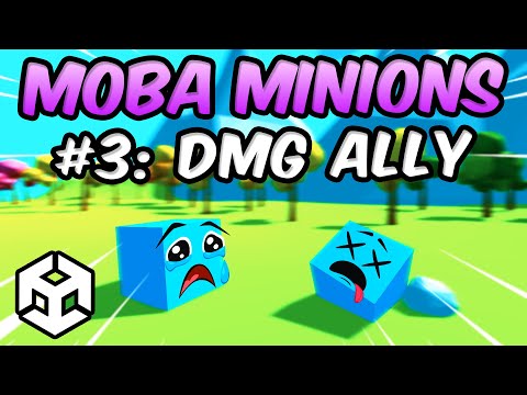 Making The MOBA Minions | #3 DAMAGING ALLY MINIONS (Unity 2023 Tutorial)
