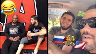 Khabib Roasts DC and Islam 🤣 | Islam and Derron Debate USA vs RUSSIA Wrestling 🤼♂️