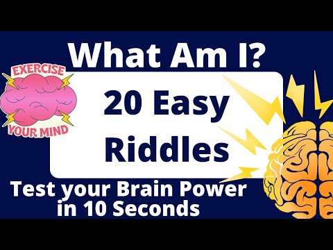 20 Riddles Quiz | Only a genius can answer these 20 tricky Riddles | Test your Brain #puzzle #riddle