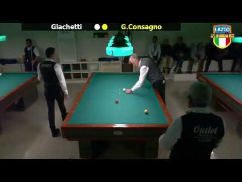 G.Consagno vs Giachetti - Tabellone Finale Gara Nazionale CSB New Club 93 Roma - 12/20 Novembre 2016