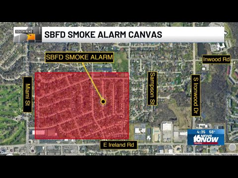 Smoke Alarm Canvas event to be held in South Bend neighborhood to check, install alarms