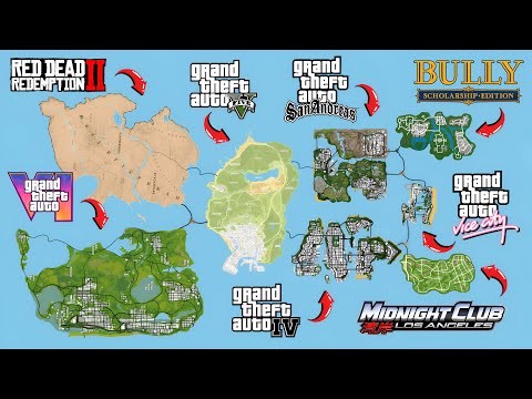 I Combined all Rockstar Games Maps in One Game 😍
