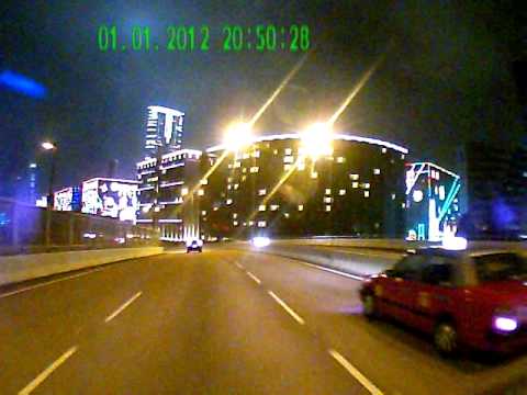 Open top bus around Hong Kong..1 Jan 2012