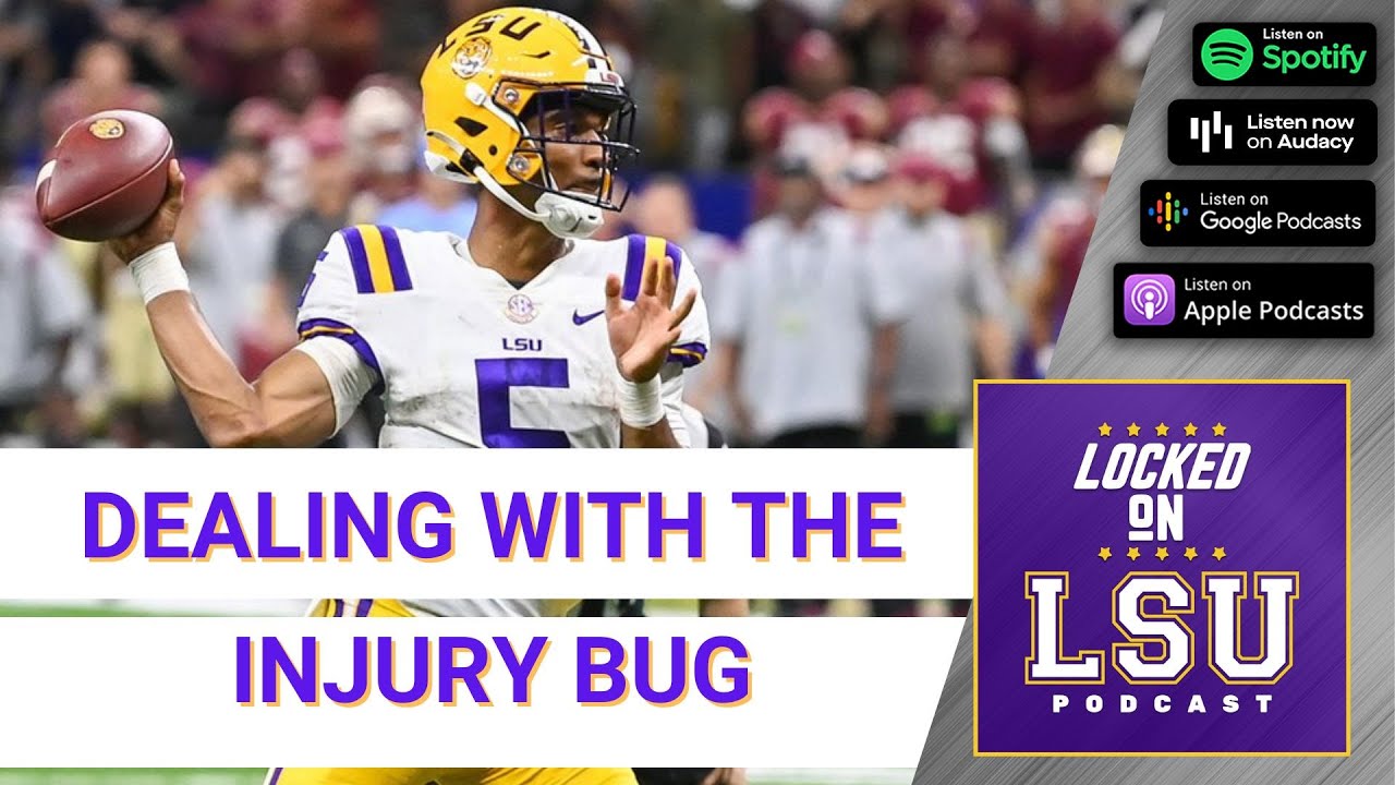 How has Brian Kelly addressed  LSU football's injuries and roster holes?