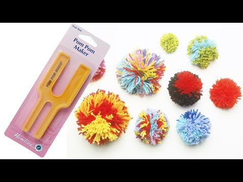 How to Use a Pom Pom Maker | littlecraftybugs