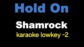 Hold On - Shamrock (karaoke lower key -2)