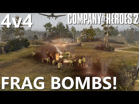 Juicy Frag Bombs! 4v4 - Company of Heroes 2 (CoH2)