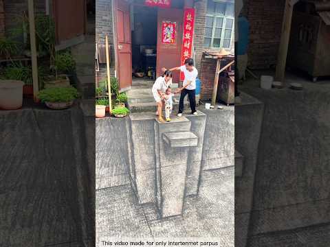 3D आर्ट वाला प्रैंक  कर दिया 😱🥵 ll Carriage House wooden artist ll #cartoon​ #shortvideo​