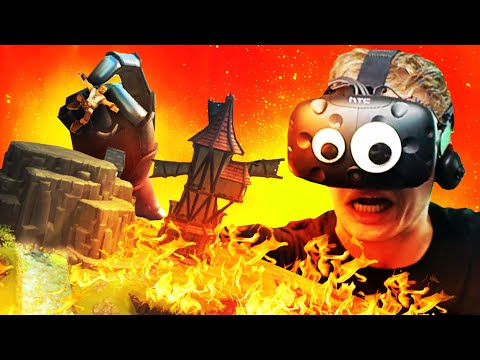 I BECAME GOD IN VR... THEN THIS HAPPENED!?!! Townsmen VR HTC Vive