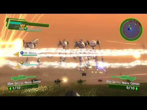 Earth Defense Force 4.1 PC *Mission 14. Preventing Landfall* Fencer INFERNO Difficulty 4 Player HD