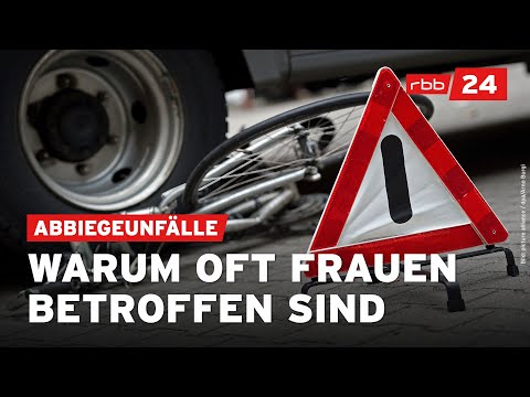 Abbiegeunfälle: Radfahrende in Gefahr