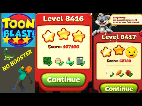 Toon Blast Level 8416 8417 ✨🏃