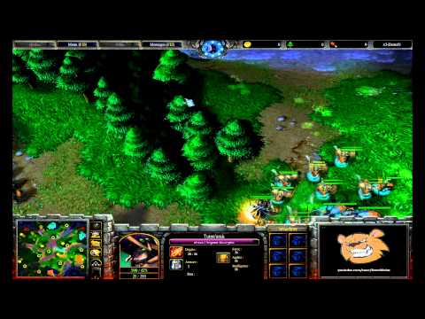[HDWC3#190] TH000+Yumiko vs EnTeee+WaN - RHvUU - Game 1 - Warcraft 3 Replay [FR]
