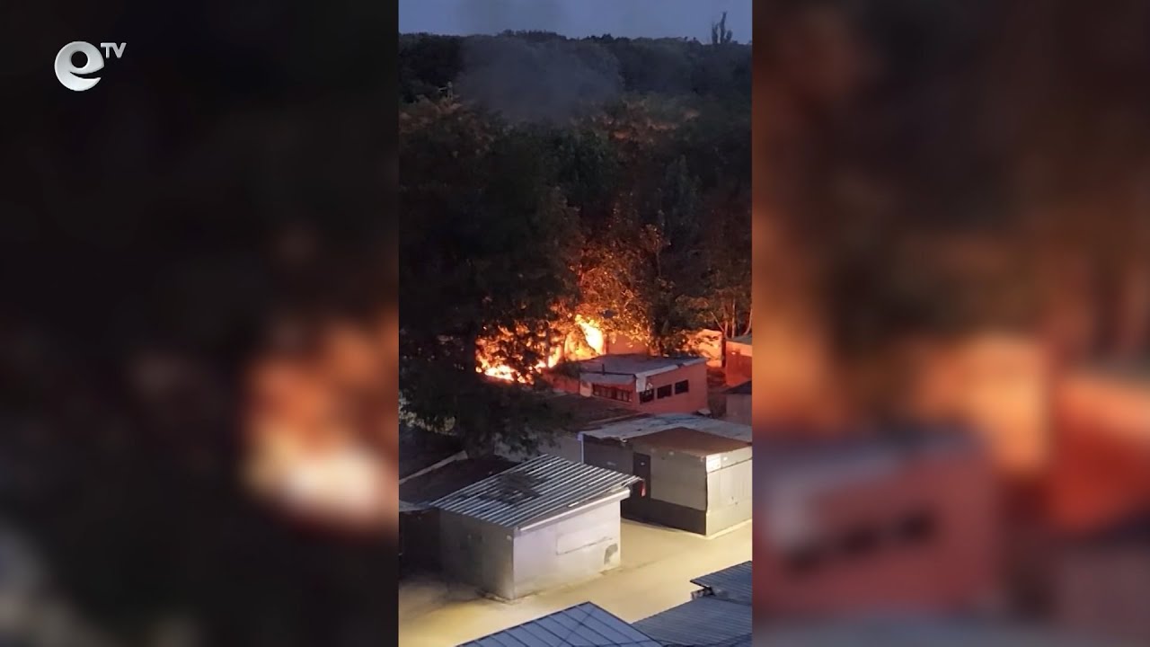 Пожар пламна на Неделния пазар в Димитровград