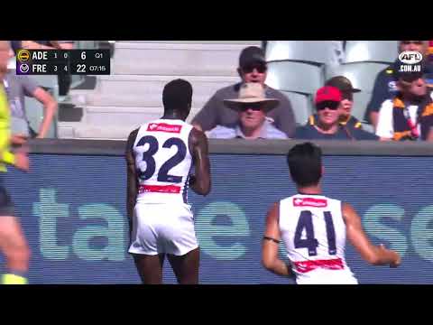 Michael Frederick wins the round one Rebel Goal of the Year | 2022 | AFL