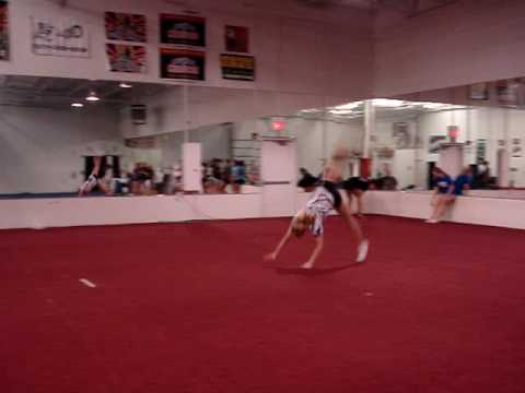 front walk over round off flip flop full