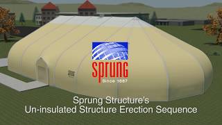Un-insulated Structure Erection Sequence