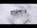 video - Twisted Leaf Diamond Wedding Band