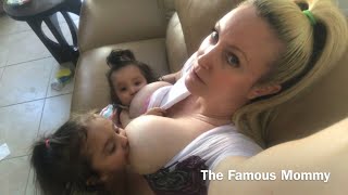 Warning BREASTFEEDING! Our family day and education about safety and so much more for mommies&babies video