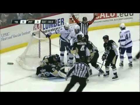 Lightning vs. Penguins FULL Highlights 2/25/12 [HD]