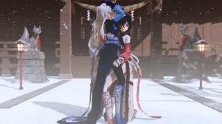 Download lagu [MMD] TDA Winter Chinese Dress Kagari&Shirai - Lion (ライオン) mp3