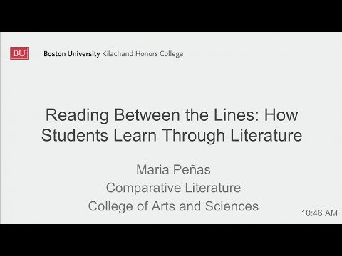Maria  Penas: Reading Between the Lines - How Students Learn Through Literature